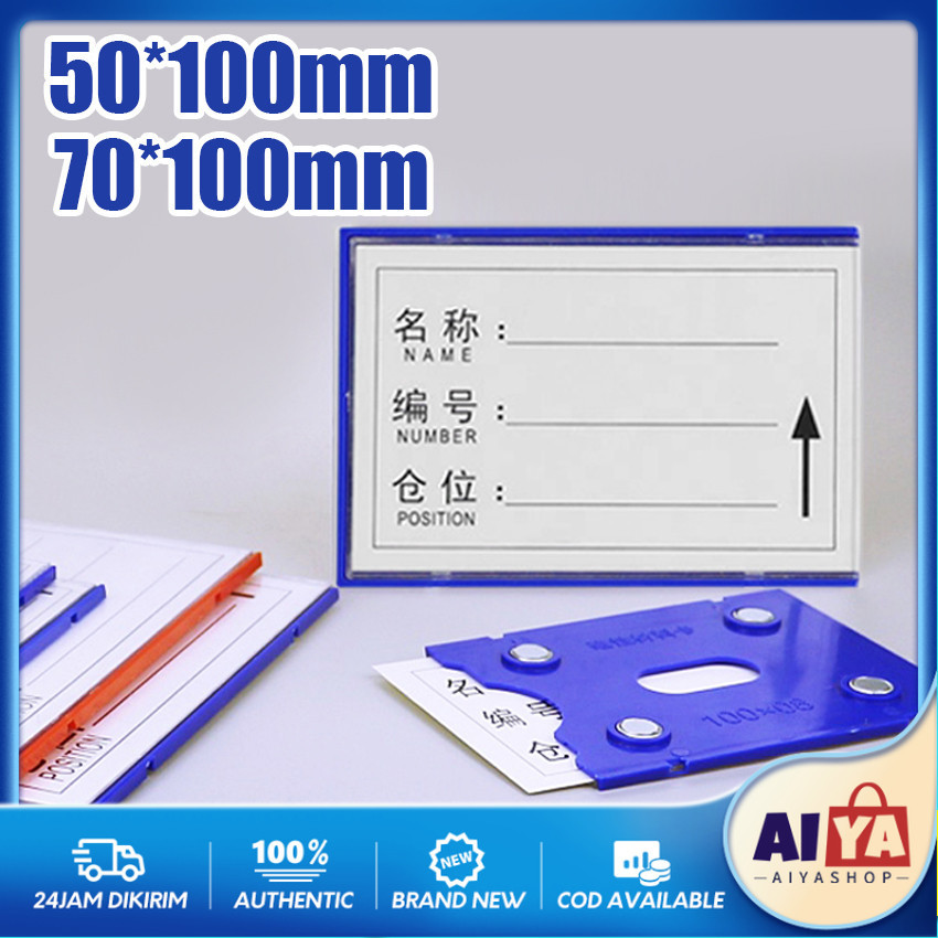 Jual 5Pcs Label Harga Type Magnetik/Tempat Harga Rak Minimarket/Price ...