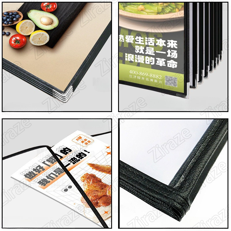 Jual 【COD】2/4 pages - A4 Cover Pelindung Menu / Buku Menu Restoran ...