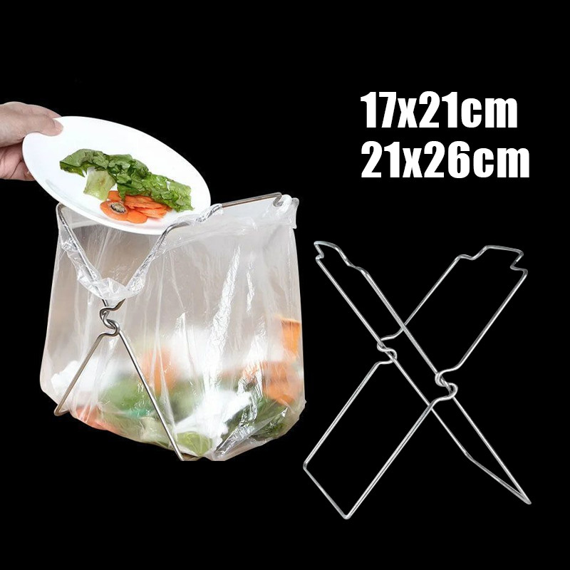 Jual Rak Sampah Lipat Portable Folding - Foldable Trash Bag Holder ...