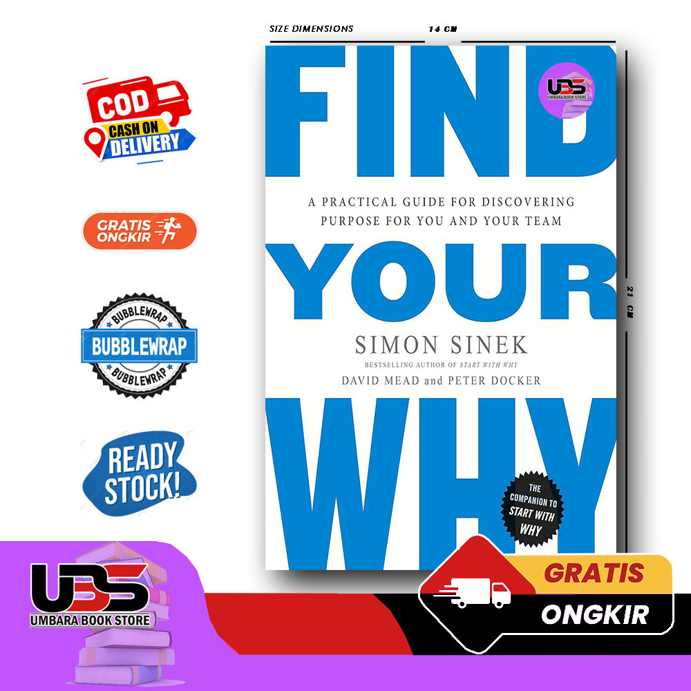Jual find your why simon sinek english shopee indonesia