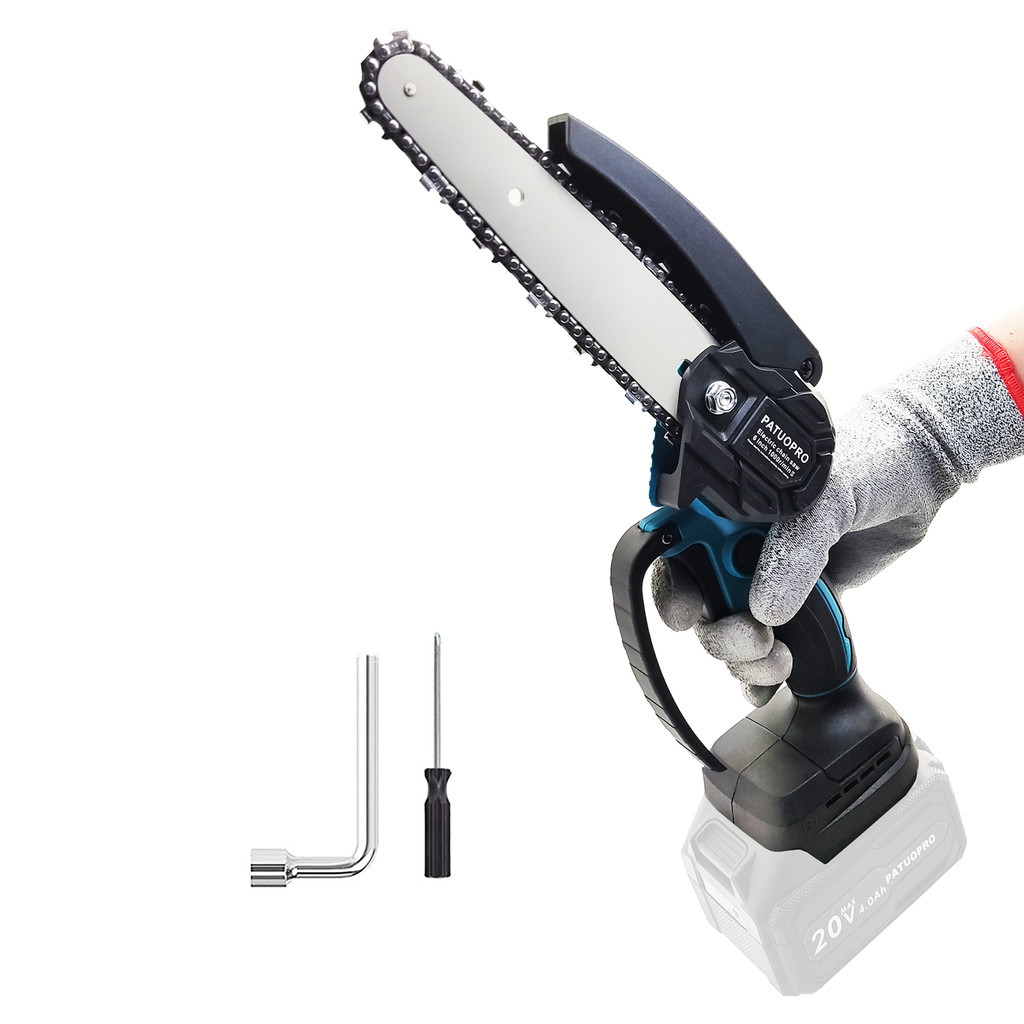 Jual Mini Chainsaw 6 Inch Brushless Cordless Handheld Electric Saw for ...