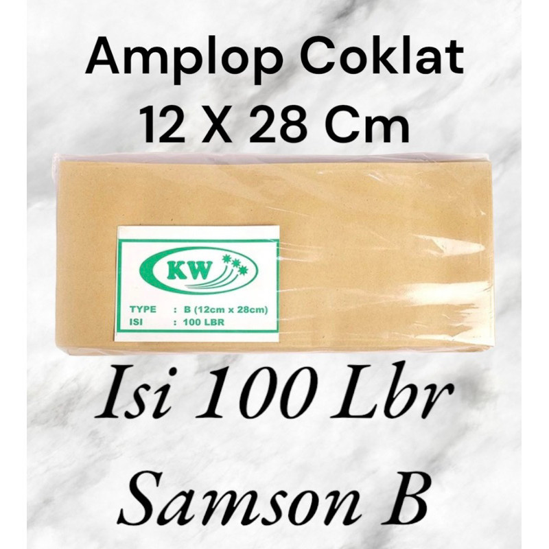 Jual Amplop Coklat Samson B || Amplop Dokumen | Shopee Indonesia