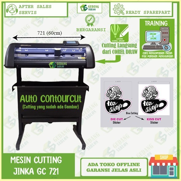 Jual MESIN CUTTING STICKER JINKA 1351 GC PRO LED AUTO COUNTOUR ...