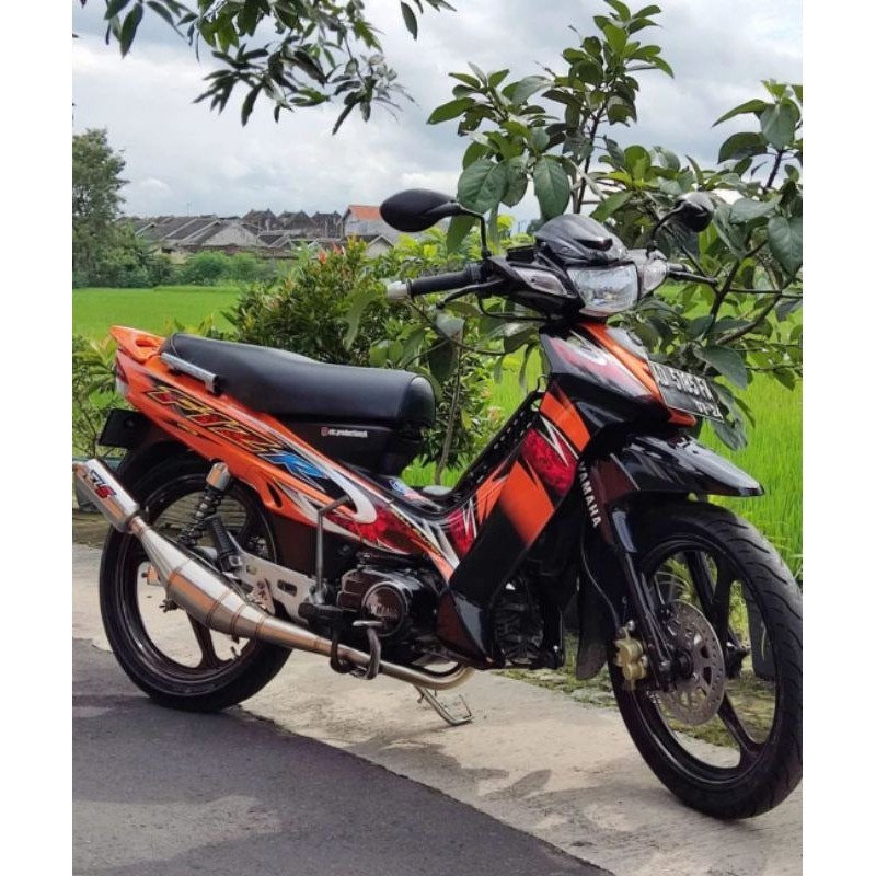Jual Striping Lis Sticker Standar ORI Yamaha FIZ R 2005 Oren Sticker ...