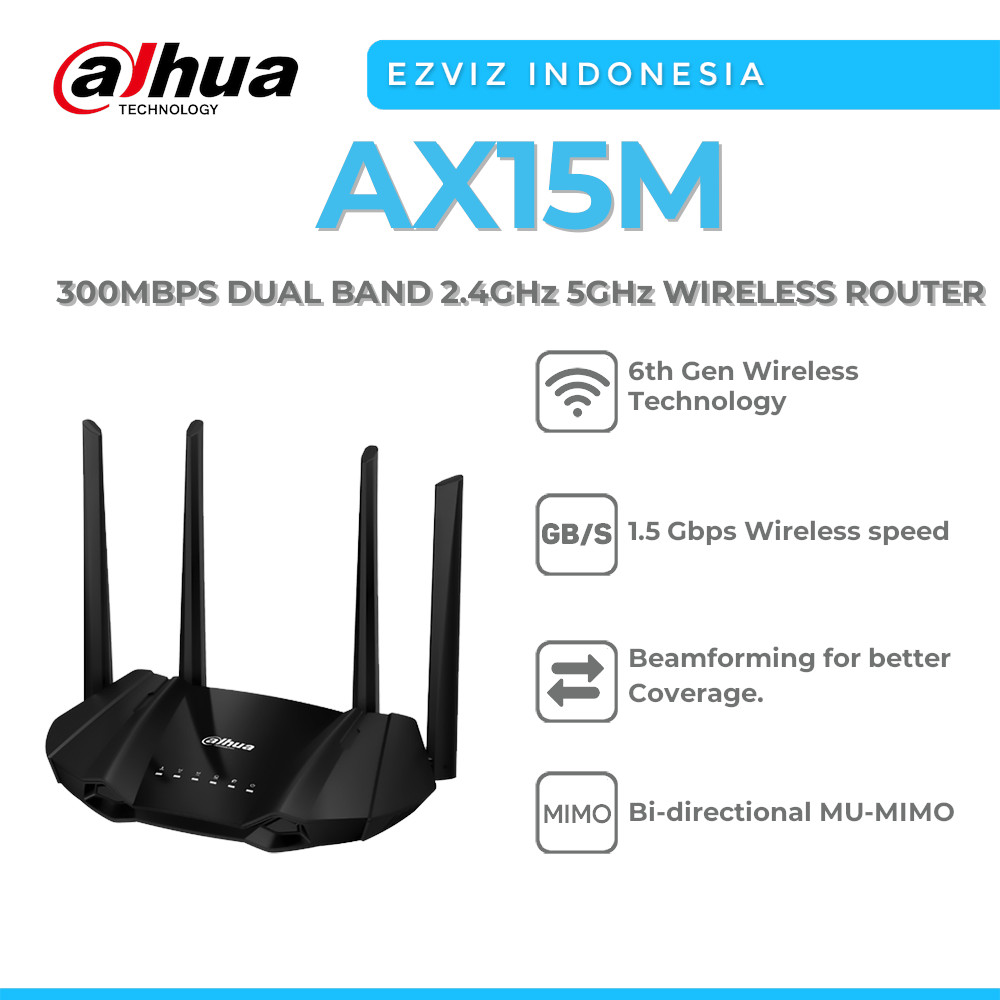 Jual DAHUA AX15M 300MBPS DUAL BAND 2.4GHZ 5GHZ BEAMFORMING WIRELESS ...