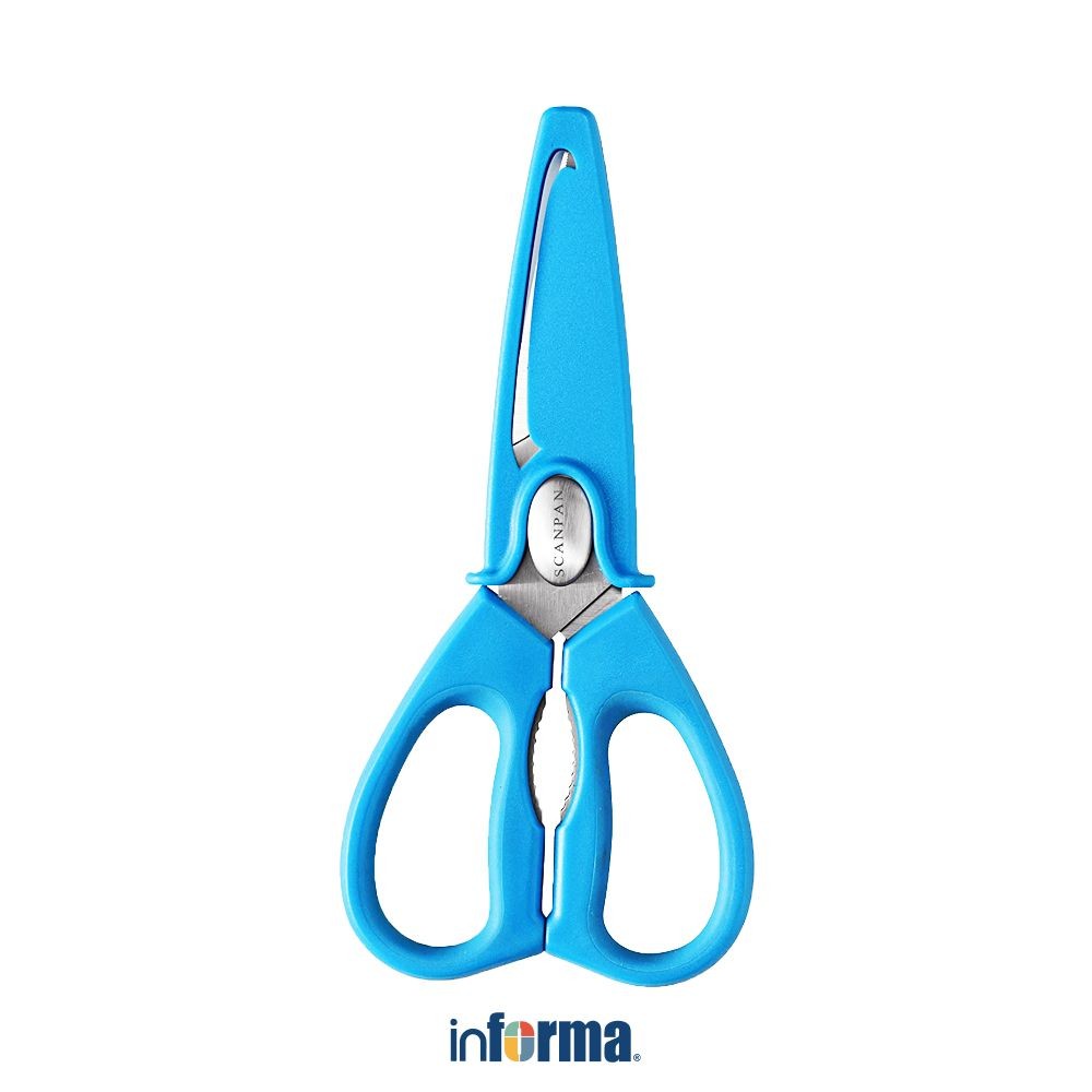Jual Informa Scanpan Spectrum Gunting Dapur - Biru Kitchen Scissors ...