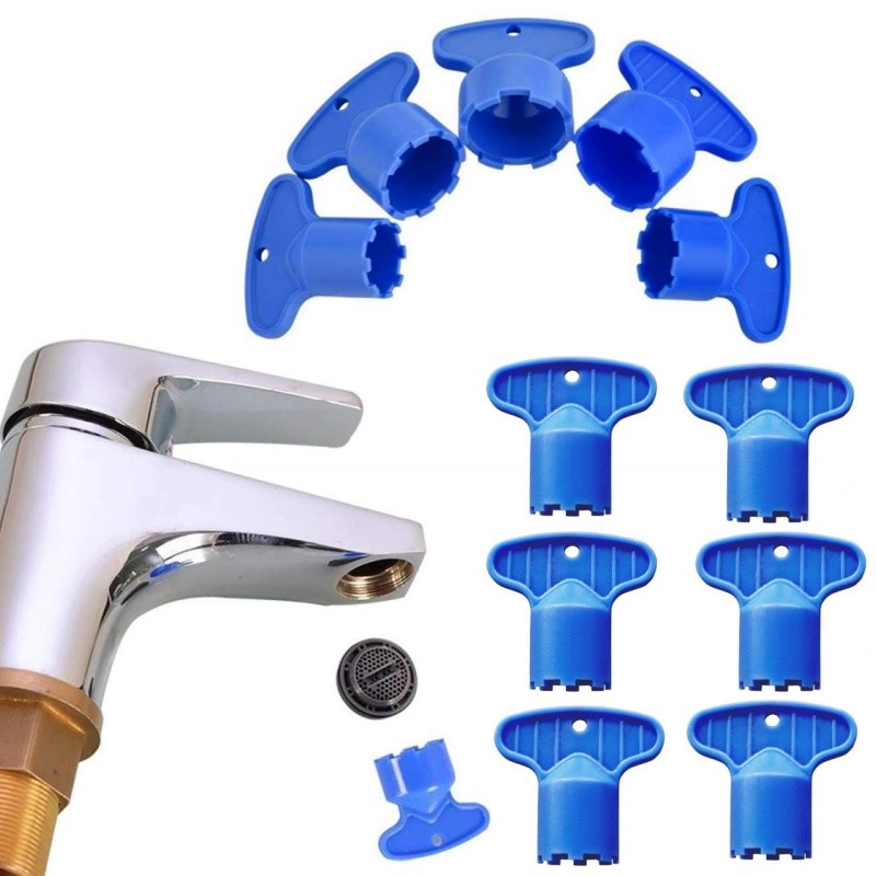 Jual 5pcs/set ABS Hidden Faucet Aerator Repair Key wrenchMale Thread ...