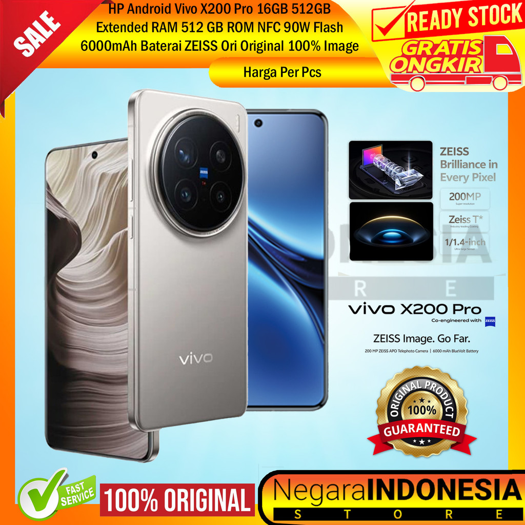 Jual Vivo X200 Pro 16/512 200 MP ZEISS APO Telephoto Camera Smartphone ...
