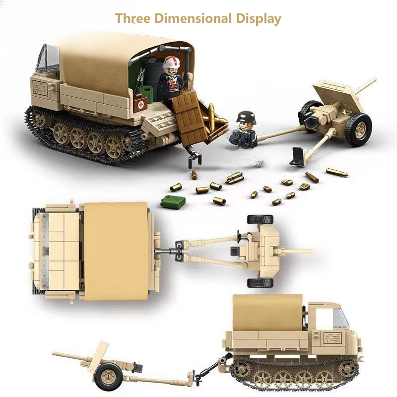 Jual German Military Weapons ROS/01 Track Tractor 37mm Anti Tank Gun ...