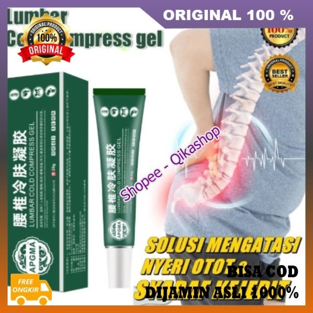 Jual Lumbar Cold Compress Gel Obat Salep Saraf Kejepit Sakit Punggung