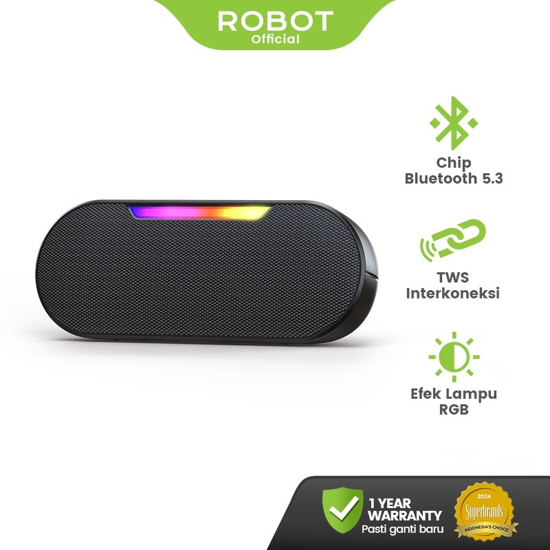 Jual [ ROBOT RB-230 ]- ROBOT Speaker Bluetooth 5.3 Super Bass Portabel ...