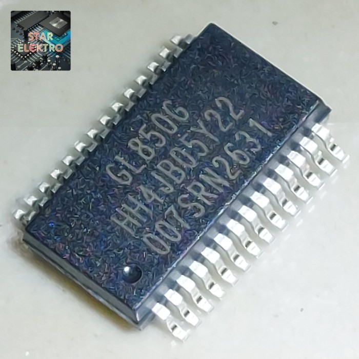thumbnail image 2 of 10x GL850G USB 2.0 Hub Controller IC – SSOP-28 Package (New) 2 of 6