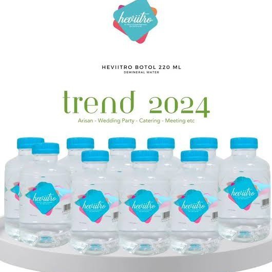 Jual Hevitro Botol 220ML / Air Mineral Hevitro Botol 220ML / 1 Dus / 24 ...