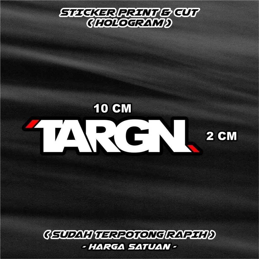 Jual Sticker Racing Vinyl Print & Cut Sticker Motor ( SATUAN ) | Shopee ...