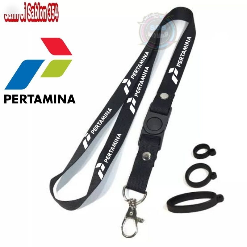 Jual Tali Lanyard Pertamina Gantungan Id Card 