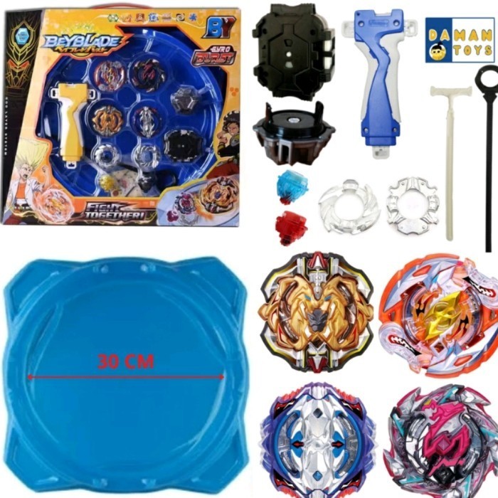 Jual Gasing Beyblade Battle High Speed Rotation 4 in 1 Gasing Set Arena ...