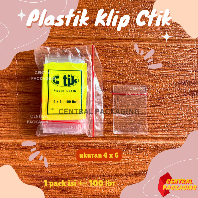Jual PLASTIK KLIP BENING ZIP CTIK SERBAGUNA ZIP LOCK ZIPPER CETIK CTIK ...