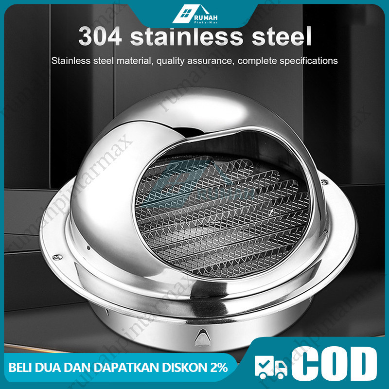 Jual Wall Air Vent Grille Ducting Ventilation Extractor Outlet Louvres ...