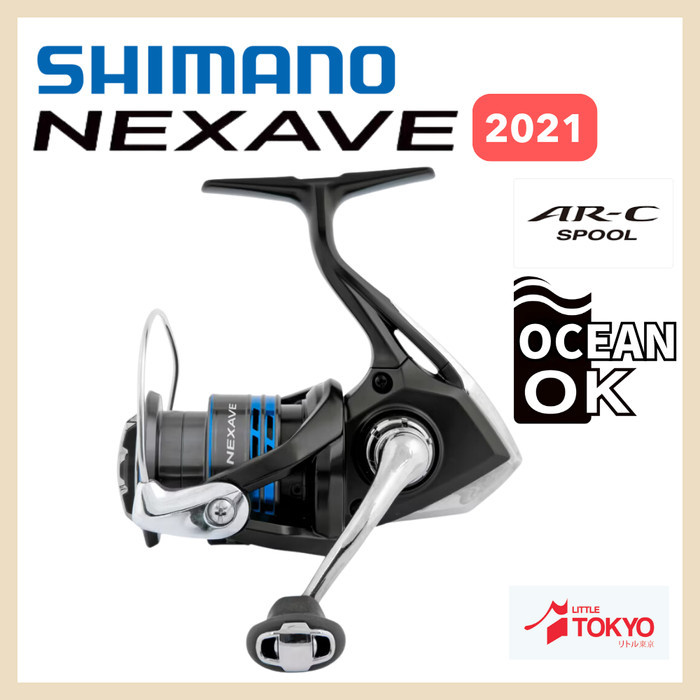 Mulinello Da Pesca SHIMANO Nexave FI 4000 - Frizione Anteriore, 5.2:1, 3 Cuscinetti Per Acqua Dolce