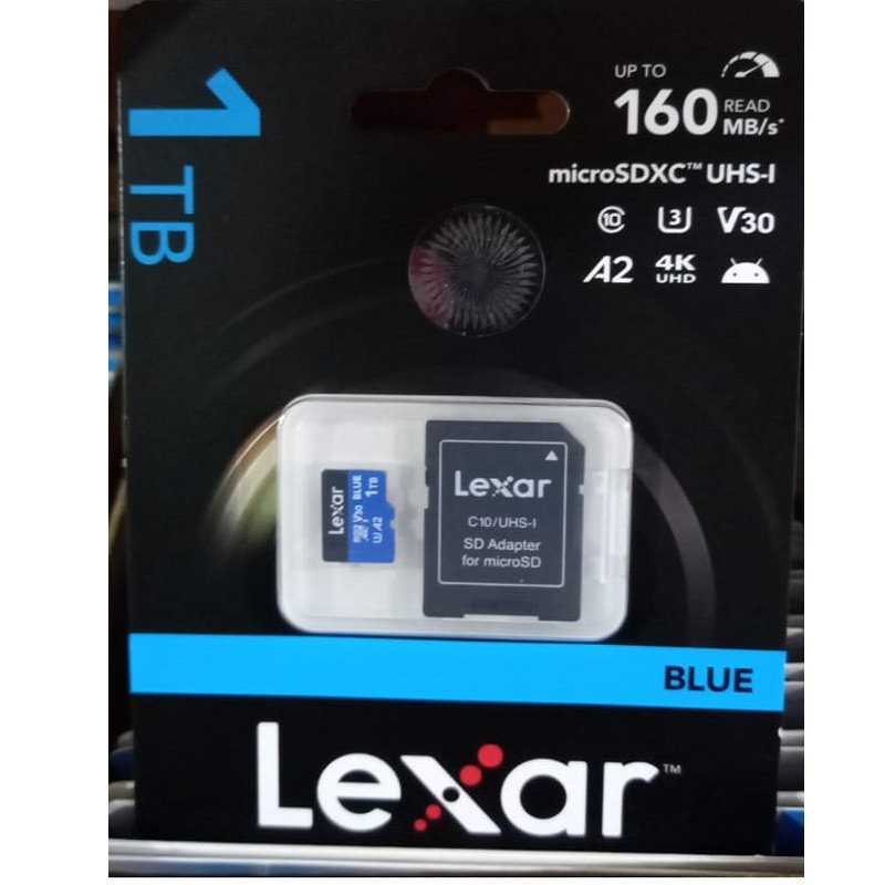 Jual Lexar MicroSD Card BLUE 256GB 512GB 1TB Memory Card Class 10 C10 ...