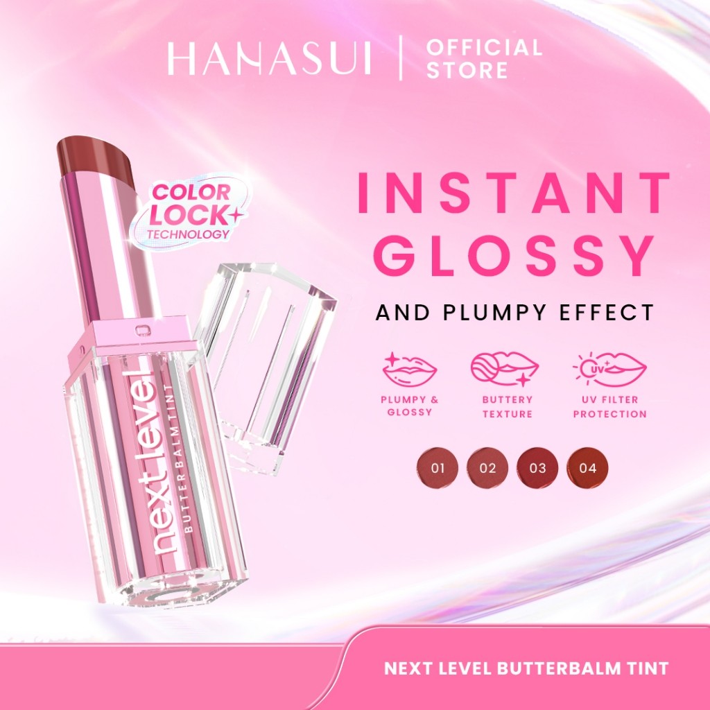 Jual Hanasui Next Level Butter Balm - Color Butter Balm Tinted Lip Balm ...