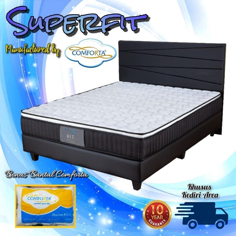 Jual Kasur Spring Bed Comforta Superfit - HIT (Full Set Lengkap ...