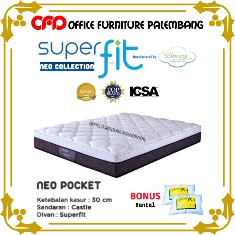 Jual matras springbed superfit neo pocket by comforta kasur spring bed ...