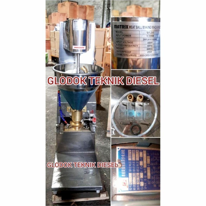 Jual [Baru] Mesin Cetak Bakso / Meatball Maker / Alat Pembuat Bakso ...