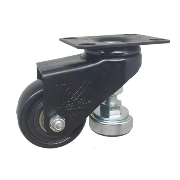 Jual Roda Adjuster Nilon Hitam Taiwan 2 Inch | Shopee Indonesia