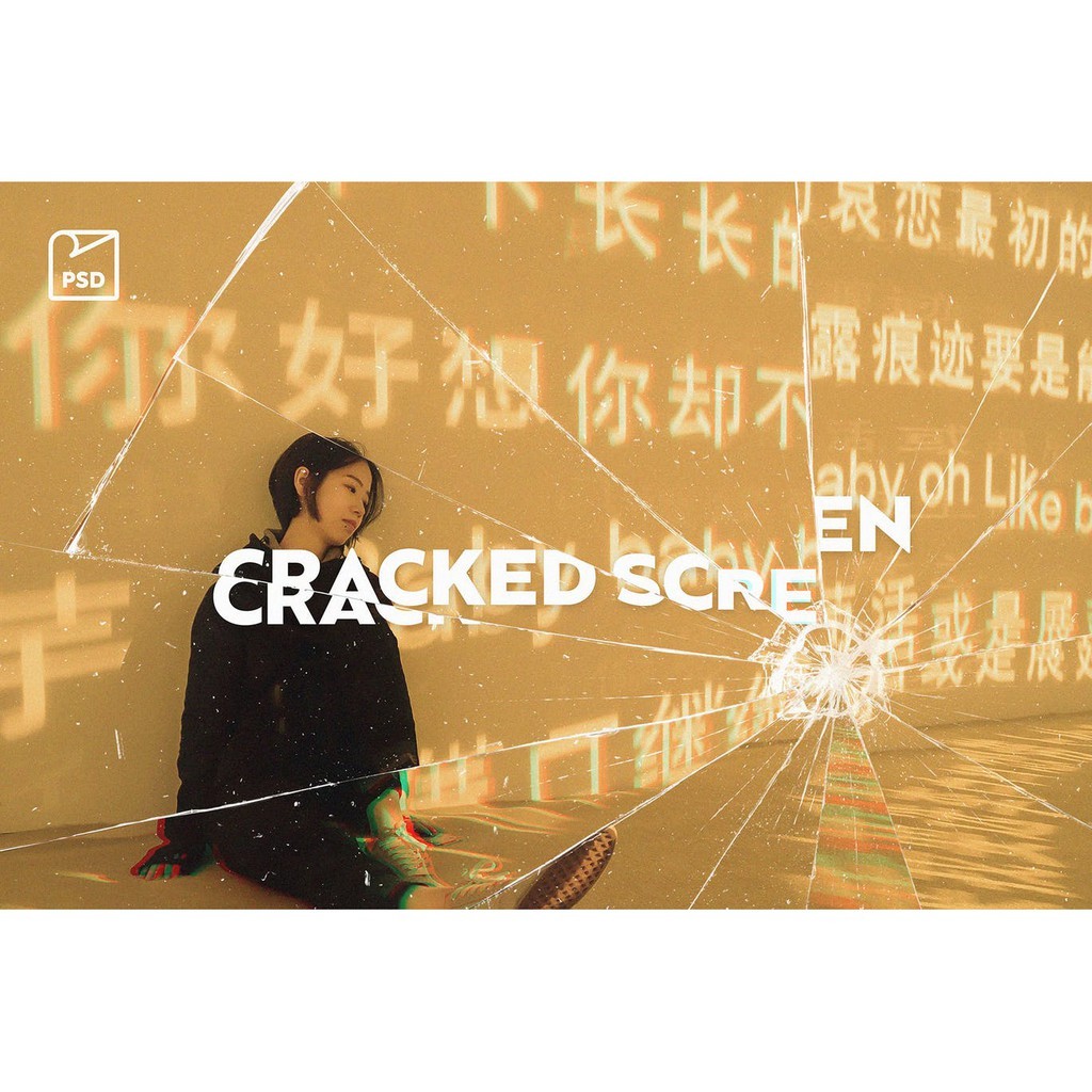 Jual Adobe Cracked Screen Photo Effect Shopee Indonesia