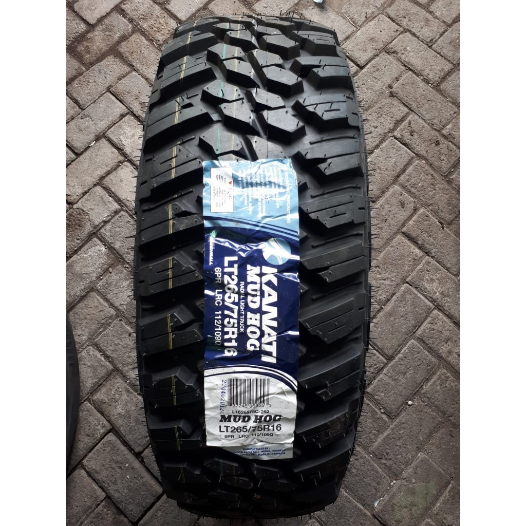 Jual KANATI 265/75 R16 MUD HOG MT Ban Double Cabin Mobil MITSUBISHI ...