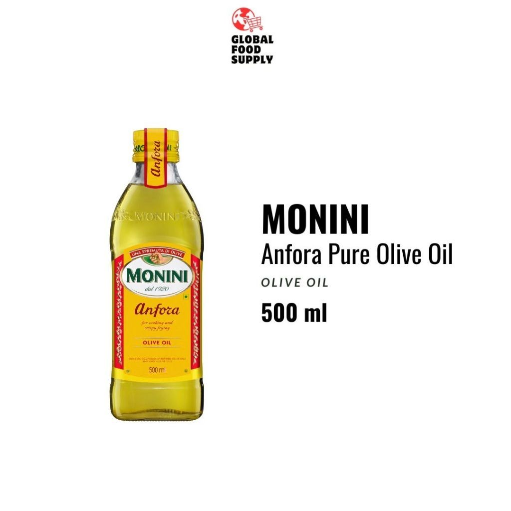 Jual Monini Anfora Pure Olive Oil 500 ml | Shopee Indonesia
