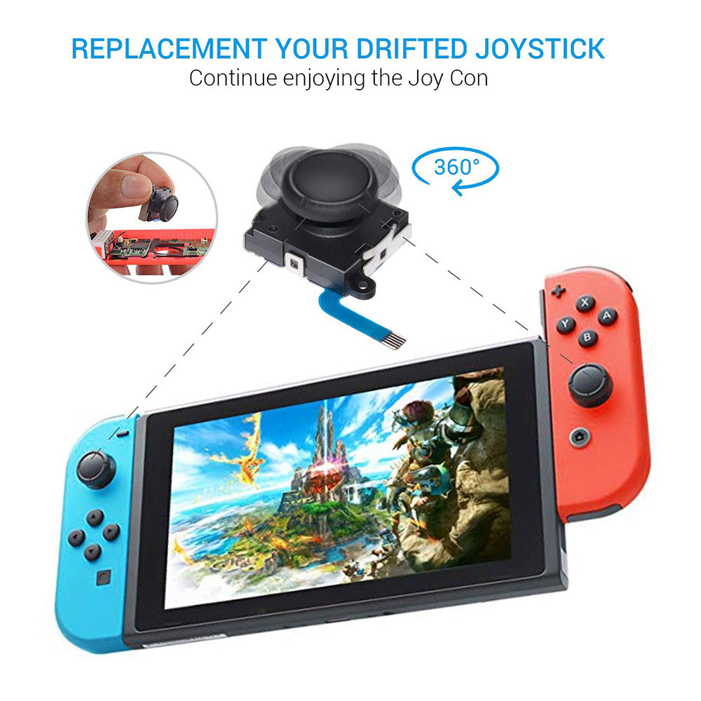 Jual Replacement Joycon Joystick Thumb Stick Repair Kit for Nintendo ...