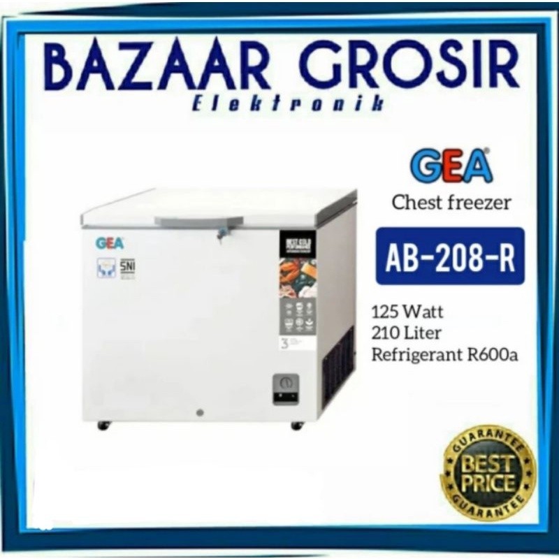 Jual GEA CHEST FREEZER GEA 200 LITER AB208R AB 208 R AB 208R BOX