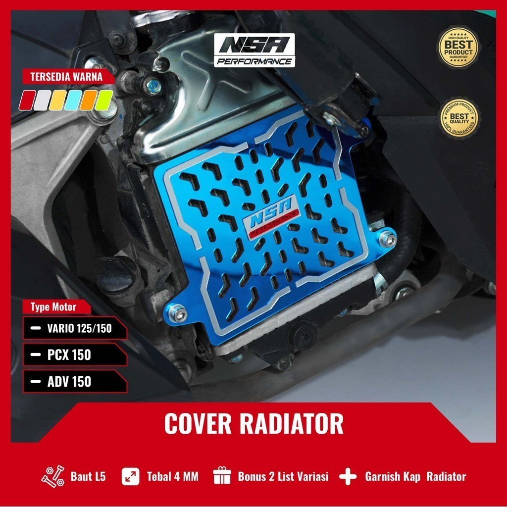 Jual Nsa Cover Radiator Honda 125 150 Two Tone Tutup Radiator Vario Pcx Adv 125 150 Aksesoris