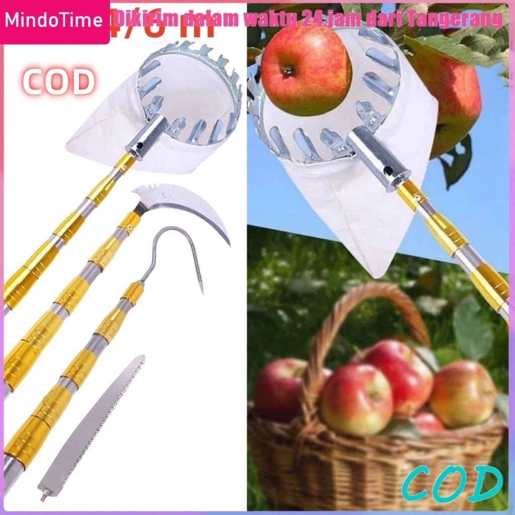 Jual Fruit picker/Pemetik Buah/Garden Fruit Picker Tool/Tongkat Pemetik ...