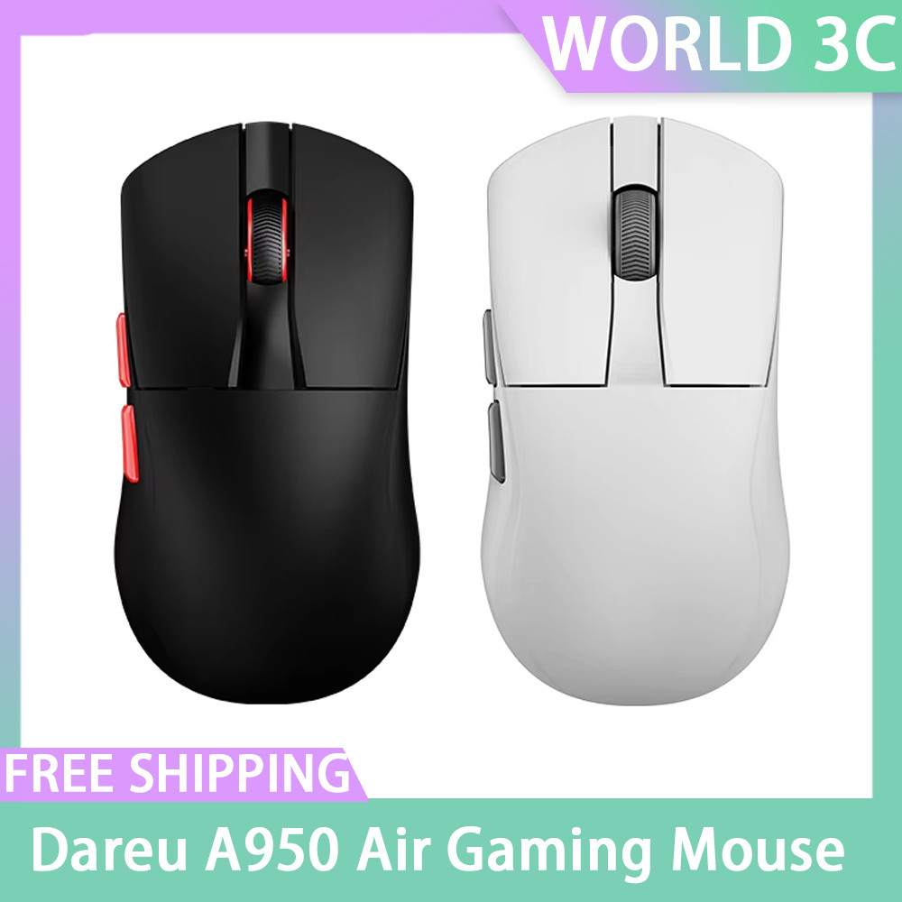 Jual Dareu A950 Air Mouse 8khz Bluetooth Wireless Gaming Mouse Paw3395 ...