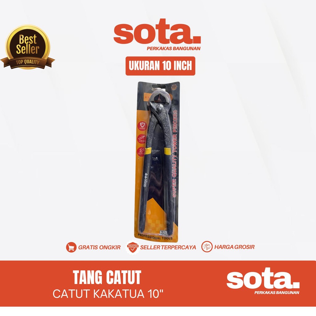 Jual Tang Kucing Good Tang 10 Inch / Catut Kakatua | Shopee Indonesia