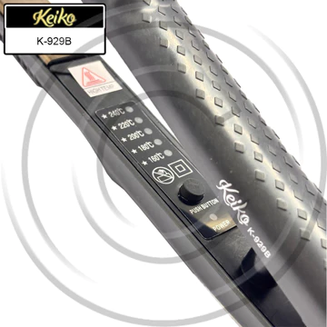 KEIKO 929B Catokan Rambut Keiko 2in1 Lurus Dan Curly Professional CO