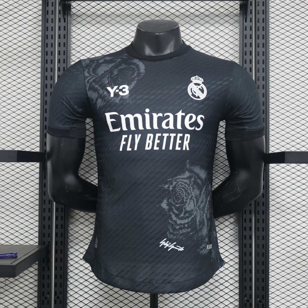 Jual Jersey New 2425 Real Madrid Y3 Black a96 T shirt pria Shopee Indonesia