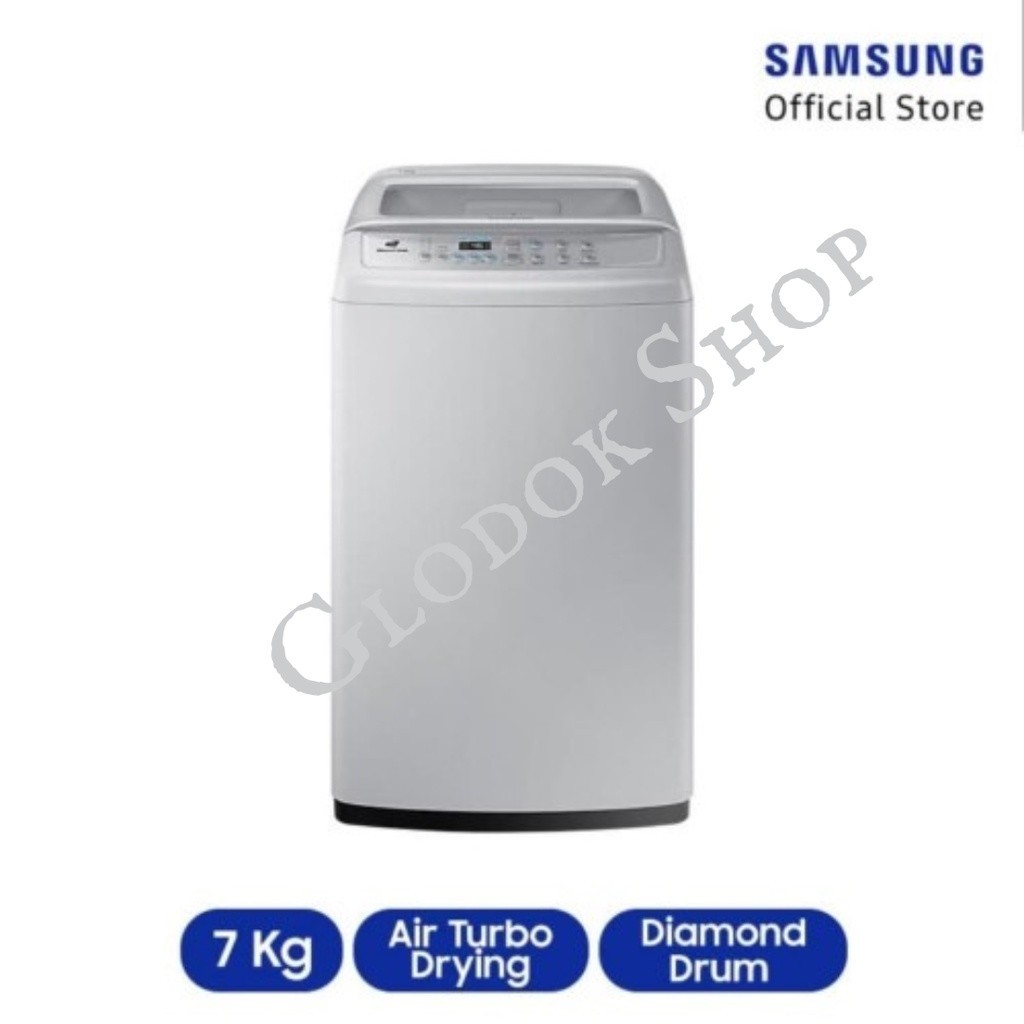 Jual Samsung Mesin Cuci 1 Tabung Top Loading Washer Wa70h4000sg 7 Kg