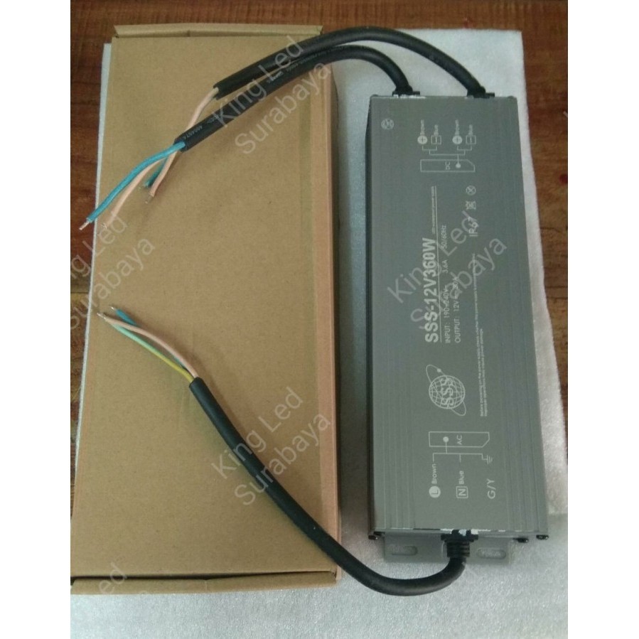 Jual Power Supply Switching 12V 30A 360W Trafo Adaptor Waterproof IP67 ...
