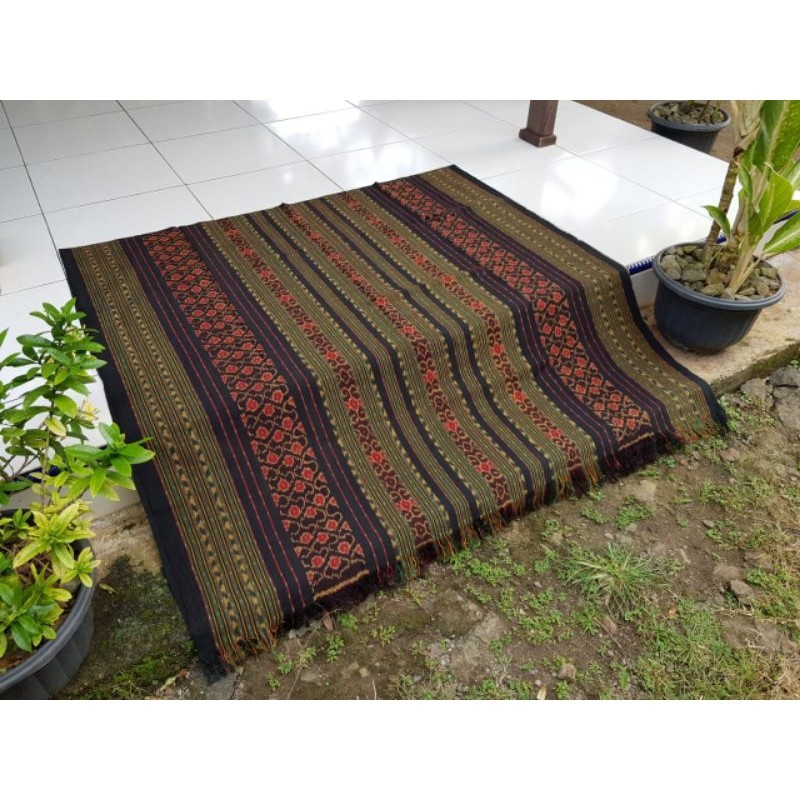 Jual Promo Kain Tenun Ikat Blanket Entik Premium Motif Khas Lombok