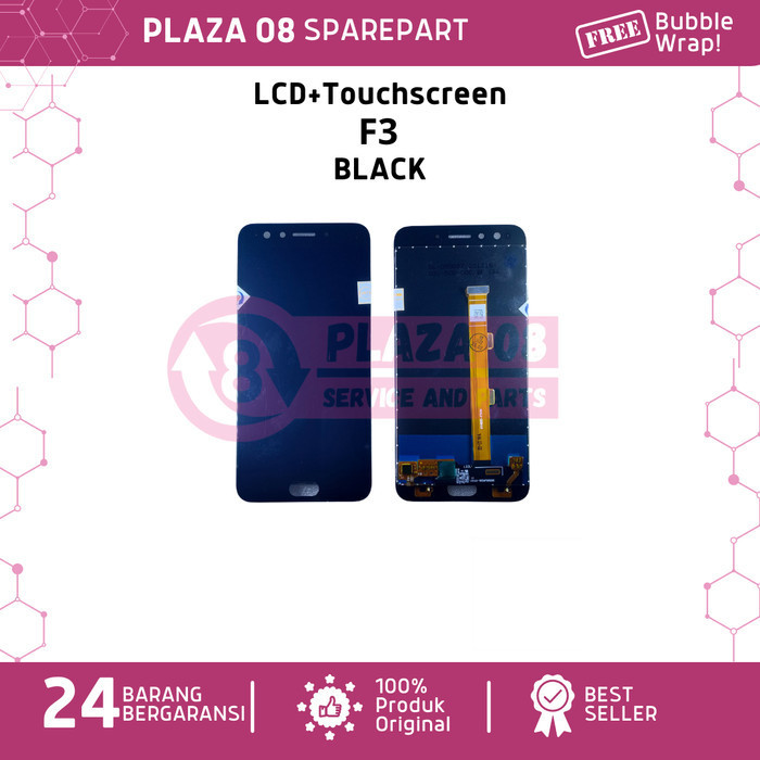 Jual LCD + Touchscreen OPPO F3 (BLACK/WHITE) | Shopee Indonesia