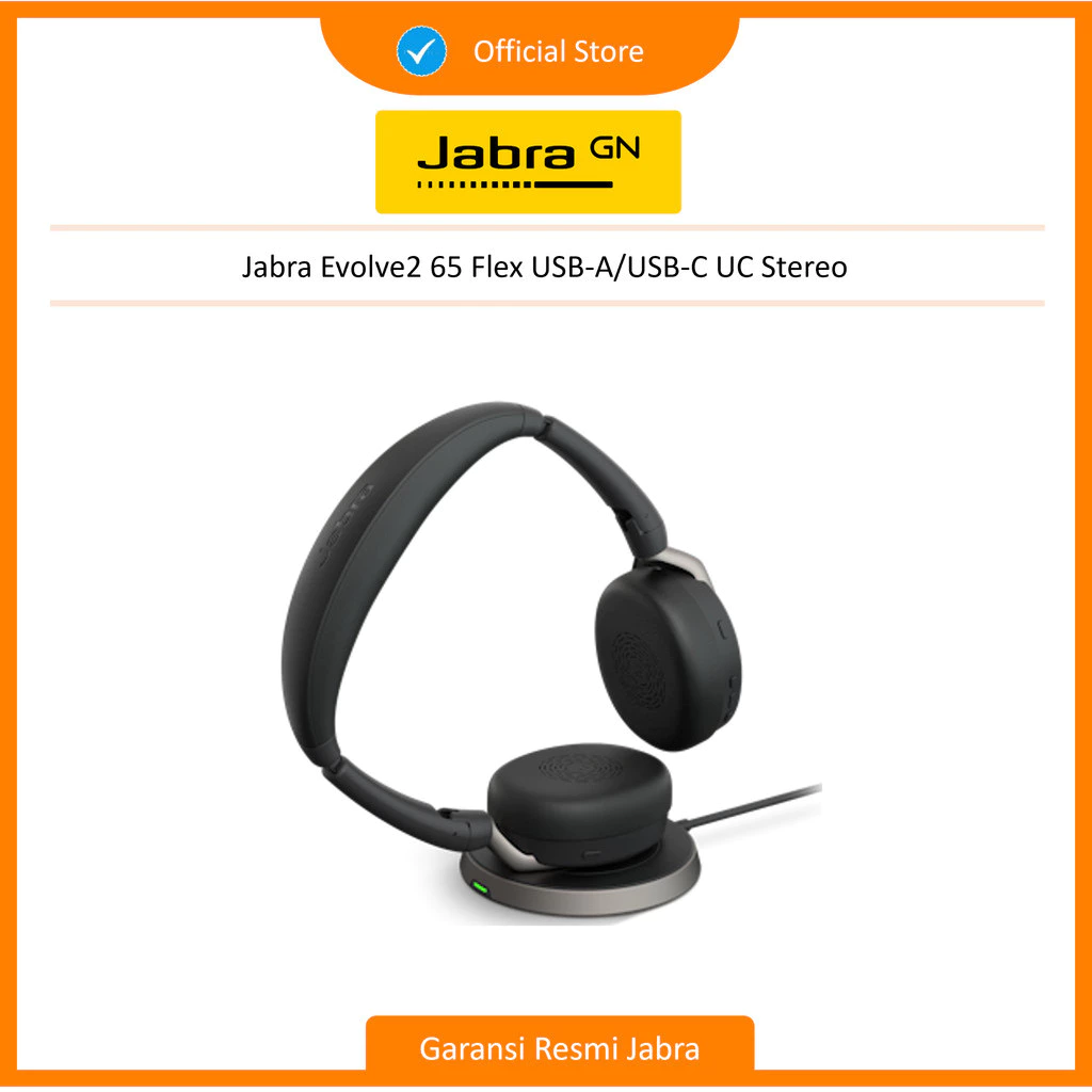 Jabra Evolve2 65 Flex USB-A/USB-C UC Stereo