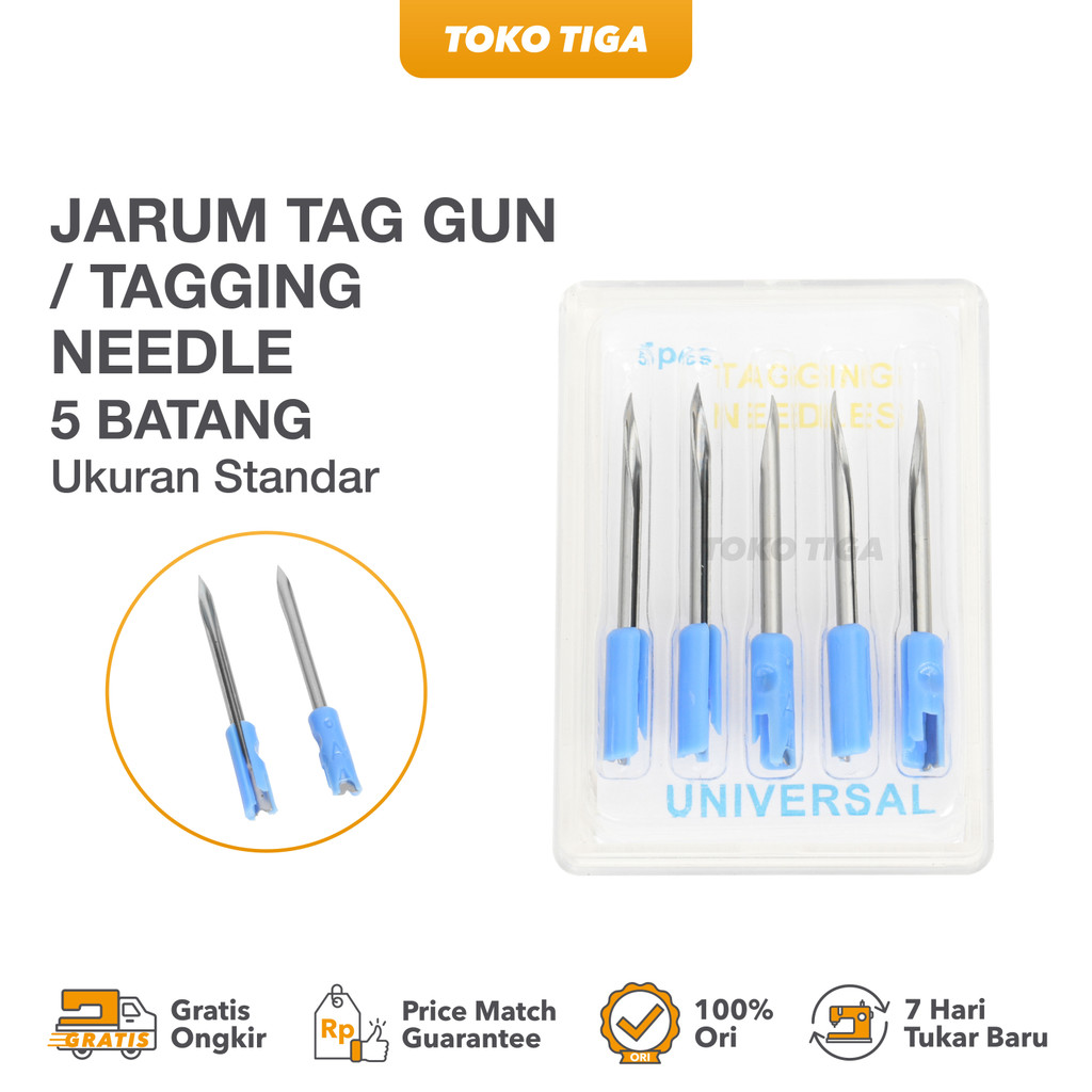 Jual Jarum Tag Gun / Tagging Needle / Tembakan Laundry (Ukuran Standar ...