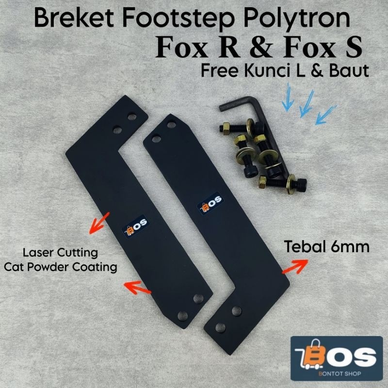 Jual READY Footstep Fox R Fox S Breket Footstep Motor Listrik Polytron ...
