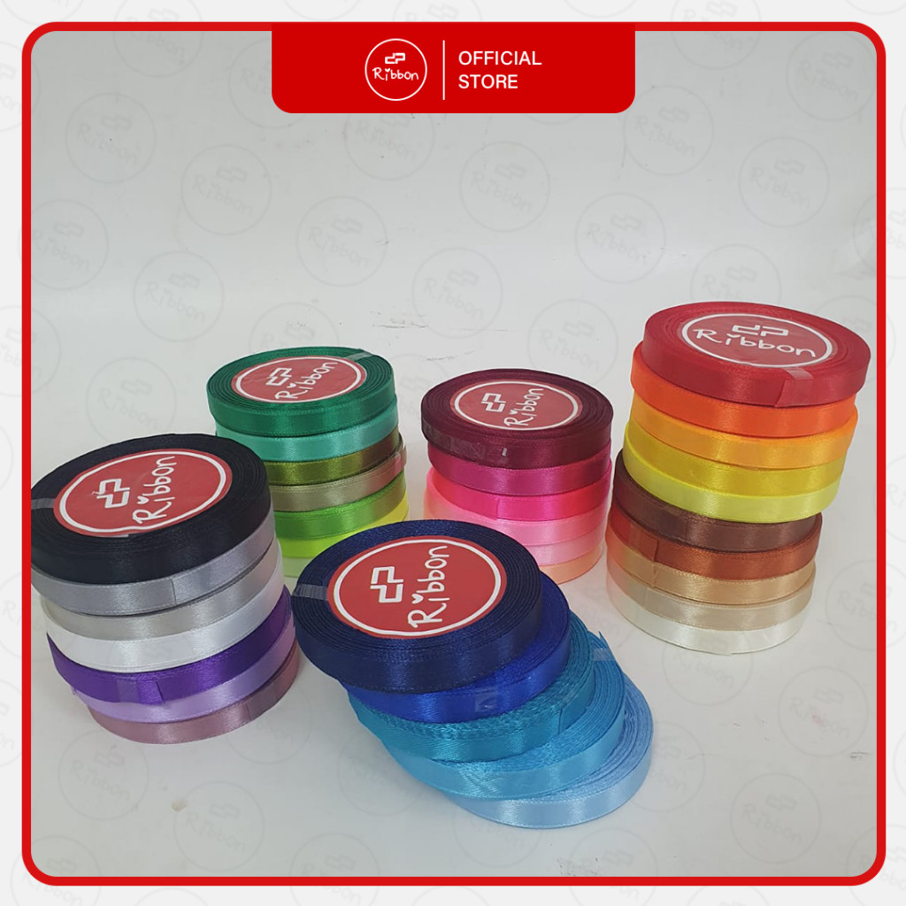 Jual Deparcel Ribbon 1 Roll Ribbon Pita Satin 3/8