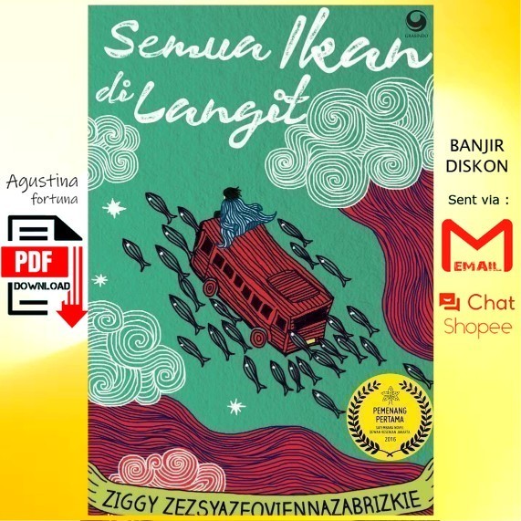 Jual Novel Semua Ikan Di Langit ( B.Indonesia ) | Shopee Indonesia