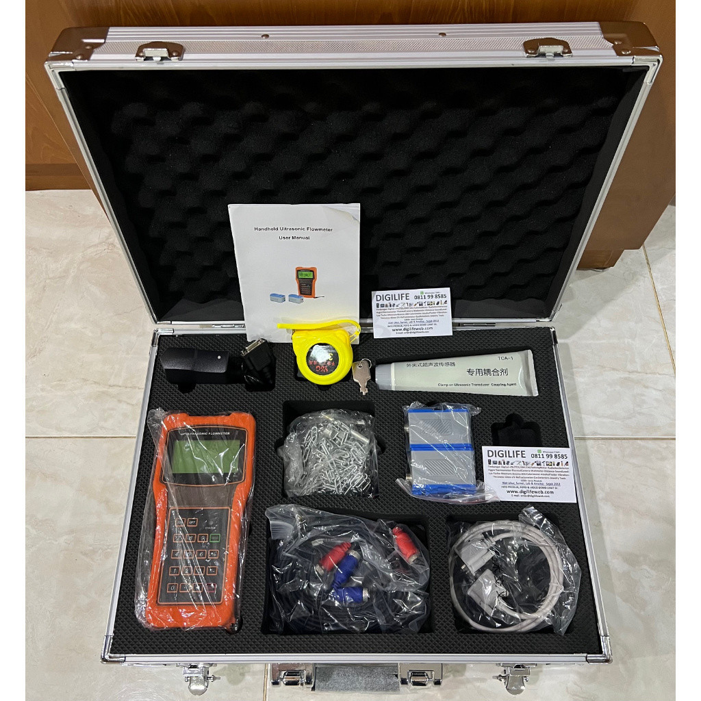 Jual Ultrasonic Flow Meter TUF2000H Liquid Tester Meter 50-700mm TUF ...